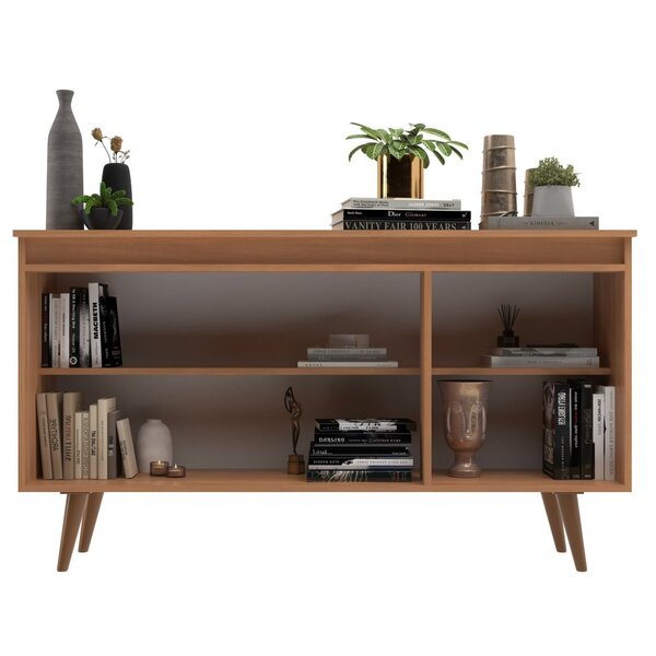 Buffet 3 Portas 136cm Retrô Elza Yescasa Freijó/off White - Sthefani Moveis