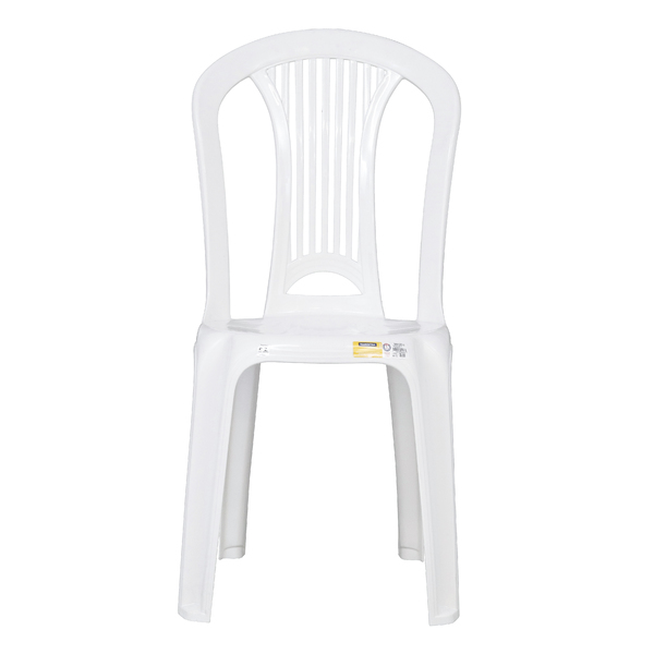 Cadeira de Jardim em Plástico 89x44cm Branco Atlântida Tramontina -Sthefani Moveis