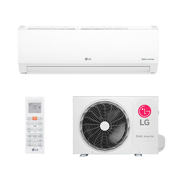 Ar-condicionado Lg Dual Inverter Voice 9000 Btus Frio Branco S3-q09aa31a - 220v -Sthefani Moveis