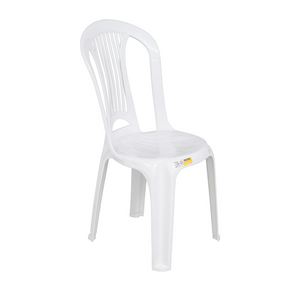 Cadeira de Jardim em Plástico 89x44cm Branco Atlântida Tramontina -Sthefani Moveis