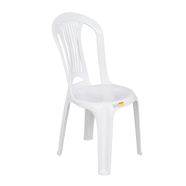 Cadeira de Jardim em Plástico 89x44cm Branco Atlântida Tramontina -Sthefani Moveis