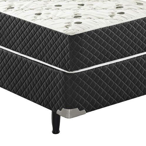 Cama Box Conjugado Solteiro Sp Móveis Espuma Ortopédica - 39x78x188cm - Sthefani Moveis