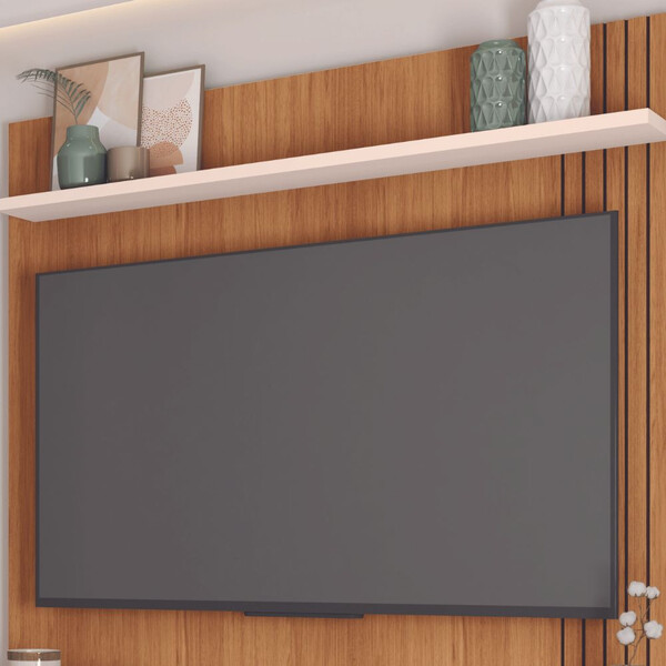 Painel Para Tv Ate 55 Esmeralda Caemmun 1,50 -Sthefani Moveis
